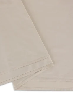society limonta Biancheria Da Letto|Lenzuola|Lenzuolo liscio percalle di cotone stampato Special Capsule SOCIETY Made in Italy per Coincasa Beige