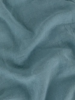 coincasa Biancheria Da Letto|Lenzuola|Lenzuolo liscio puro lino tinta unita Zefiro Blu