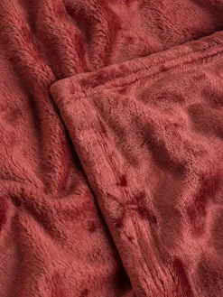 coincasa Biancheria Da Letto|Coperte E Plaid|Maxi plaid flannel fleece Rosso