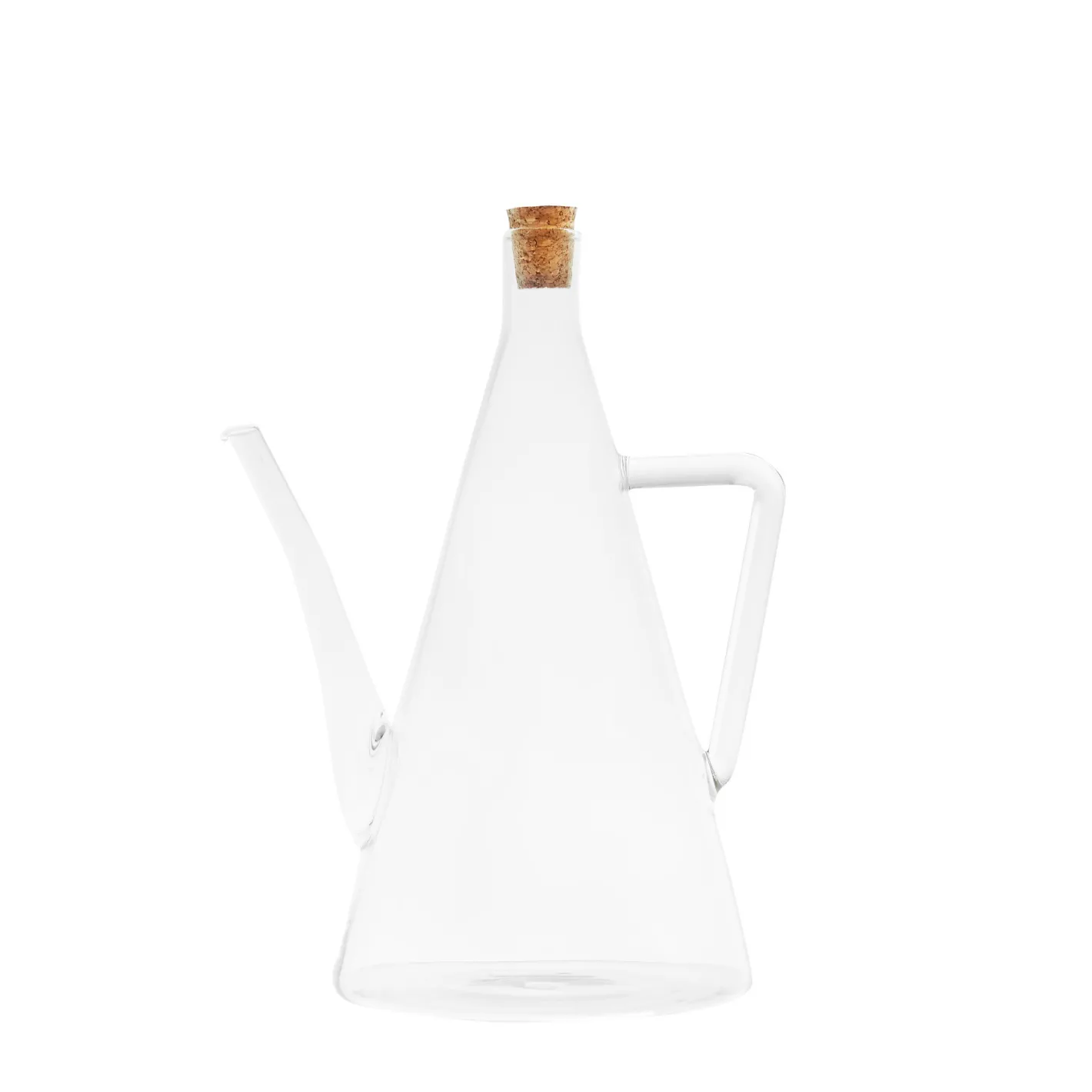 coincasa Accessori E Utensili Cucina|Oliera in vetro con tappo in sughero Trasparente