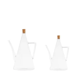 coincasa Accessori E Utensili Cucina|Oliera in vetro con tappo in sughero Trasparente