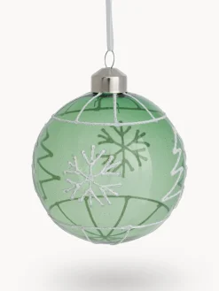 coincasa Palline|Pallina addobbo albero in vetro Verde