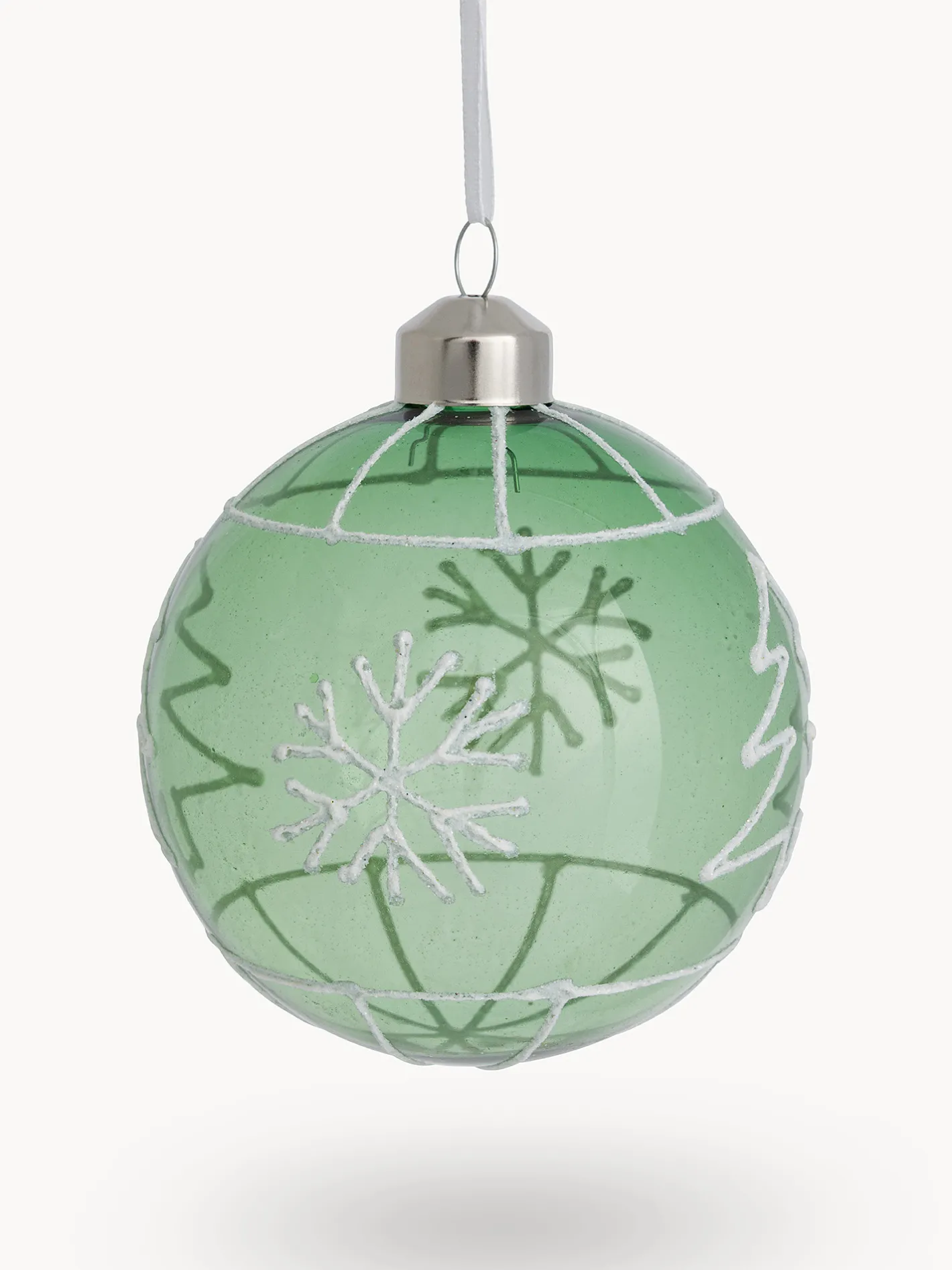 coincasa Palline|Pallina addobbo albero in vetro Verde