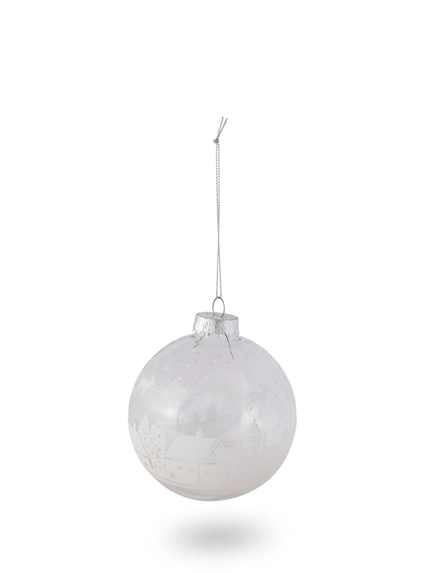 coincasa Palline|Pallina in vetro Bianco