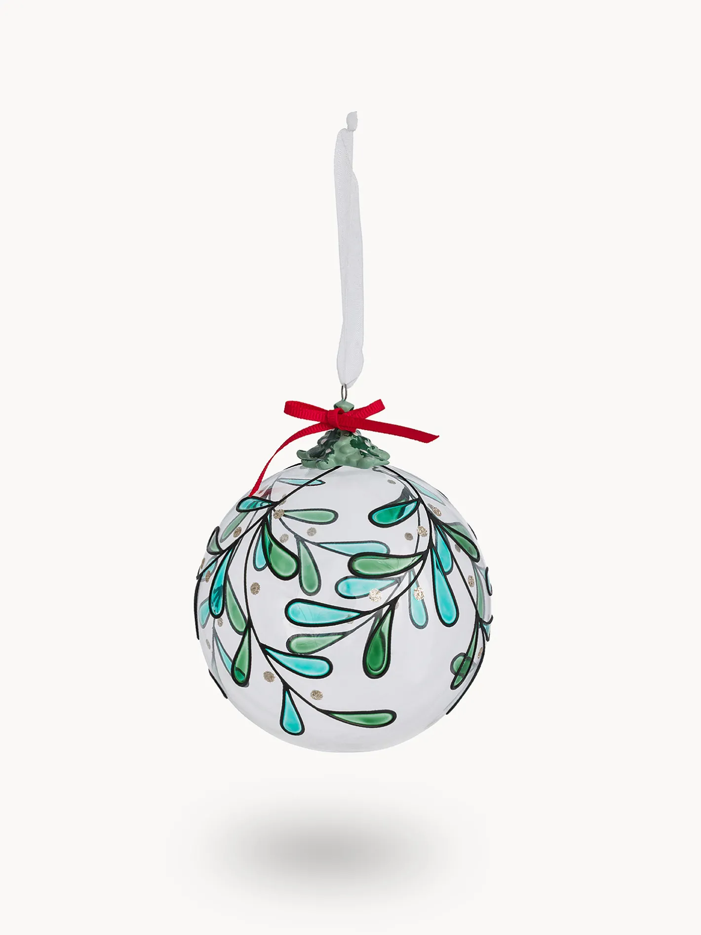 coincasa Palline|Pallina in vetro soffiato a bocca Bianco