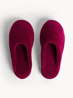 Homewear|Pantofole in pile Rosso ciliegia