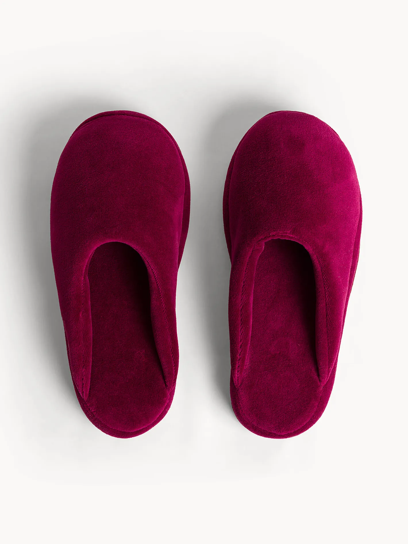 Homewear|Pantofole in pile Rosso ciliegia