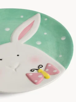 coincasa Piatti|Piattino in ceramica decoro coniglio Multicolor