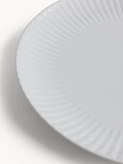 coincasa Piatti|Piatto da portata in porcellana Country chic Bianco