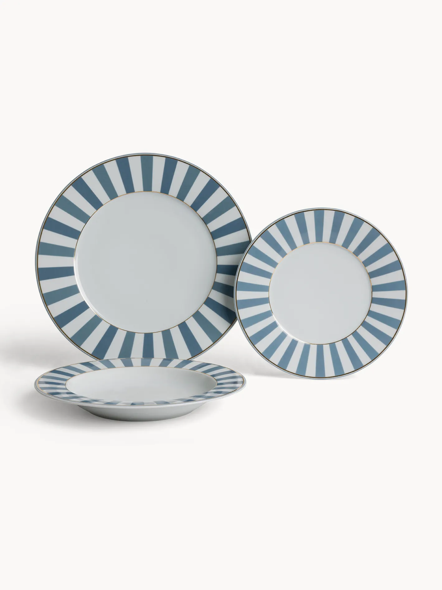 coincasa Piatti|Piatto fondo in porcellana Williamsburg Bianco