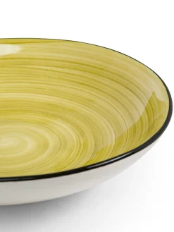 coincasa Piatti|Piatto fondo in stoneware Tokyo Verde chiaro