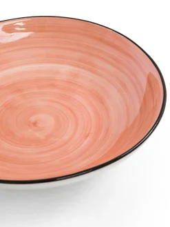coincasa Piatti|Piatto fondo in stoneware Tokyo Rosa