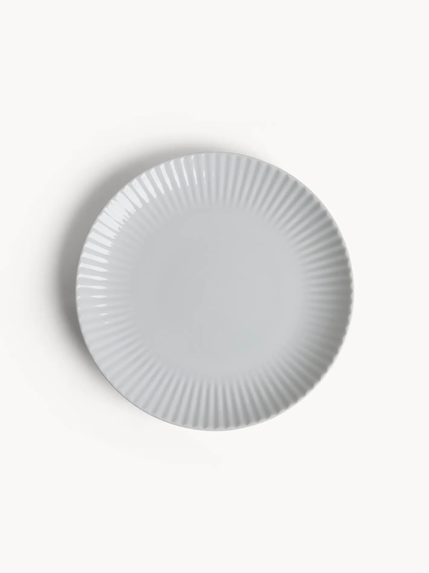 coincasa Piatti|Piatto frutta in porcellana Country chic Bianco