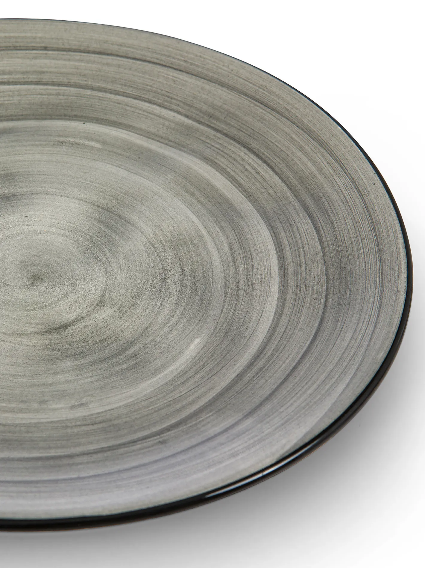 coincasa Piatti|Piatto frutta in stoneware Tokyo Grigio