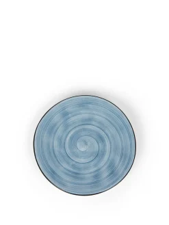coincasa Piatti|Piatto frutta in stoneware Tokyo Blu
