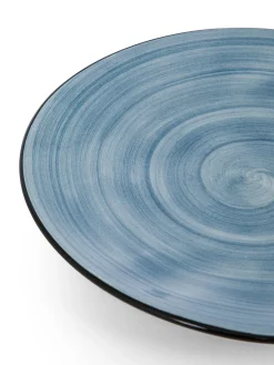coincasa Piatti|Piatto frutta in stoneware Tokyo Blu