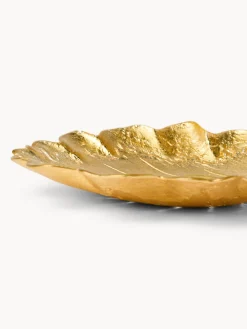 coincasa Piatti|Piatto in vetro a foglia Oro