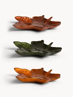 coincasa Piatti|Piatto in vetro a forma foglia Multicolor