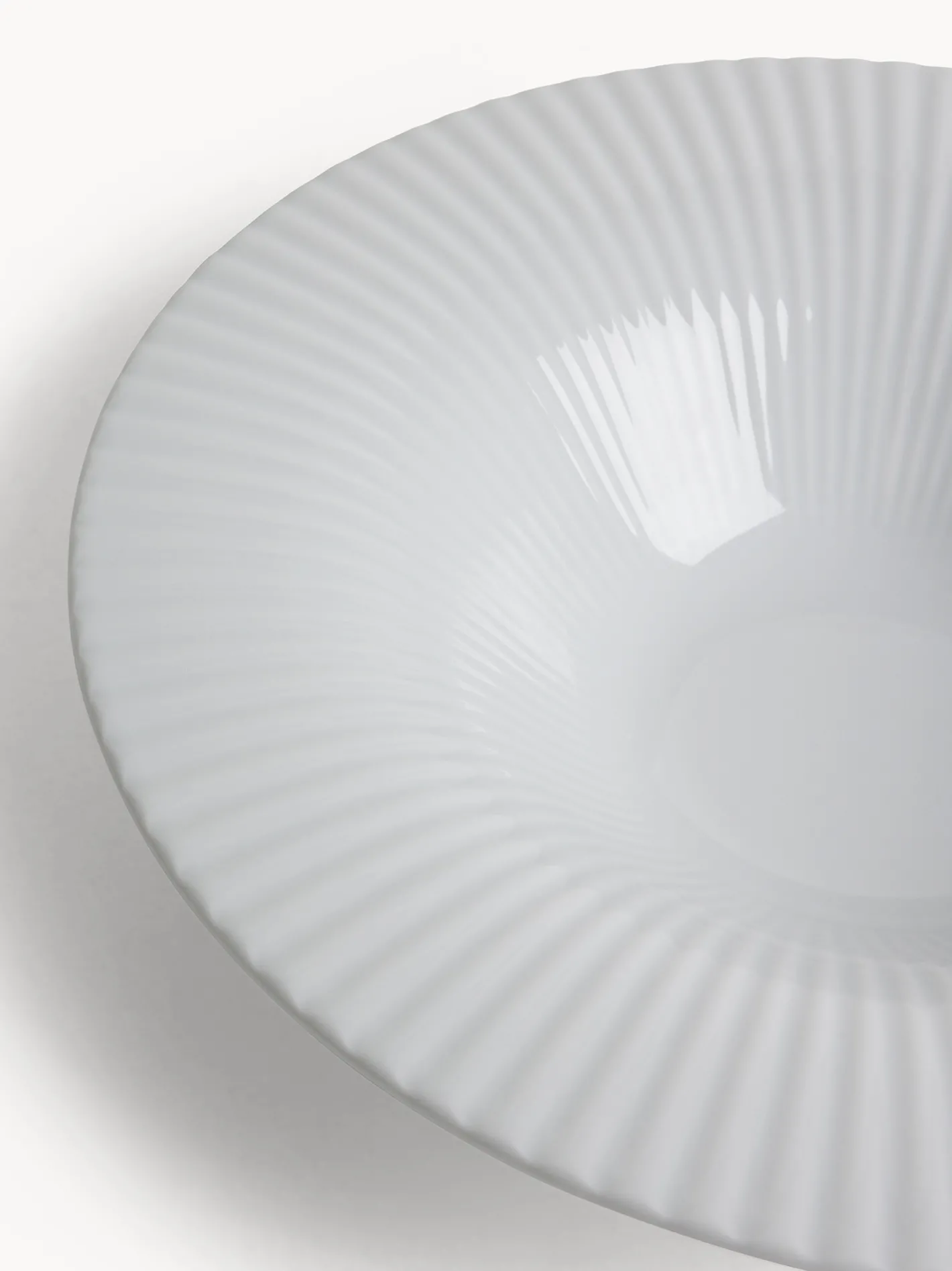 coincasa Piatti|Piatto pasta in porcellana Country chic Bianco