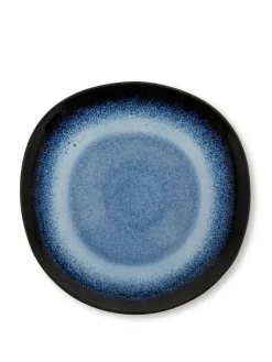 coincasa Piatti|Piatto piano ceramica Karma Blu