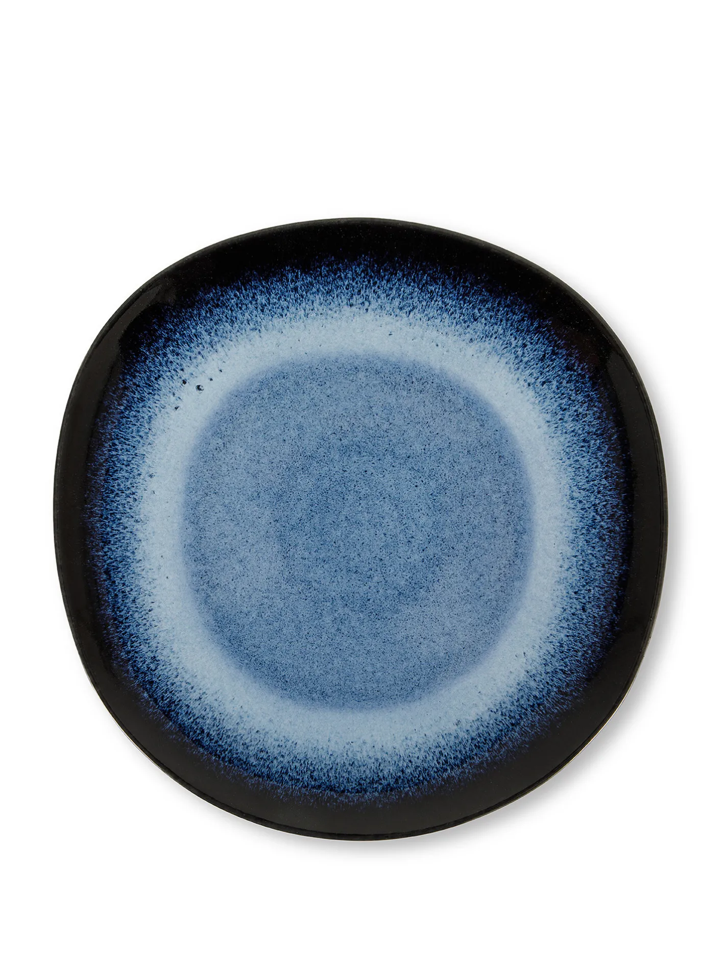 coincasa Piatti|Piatto piano ceramica Karma Blu