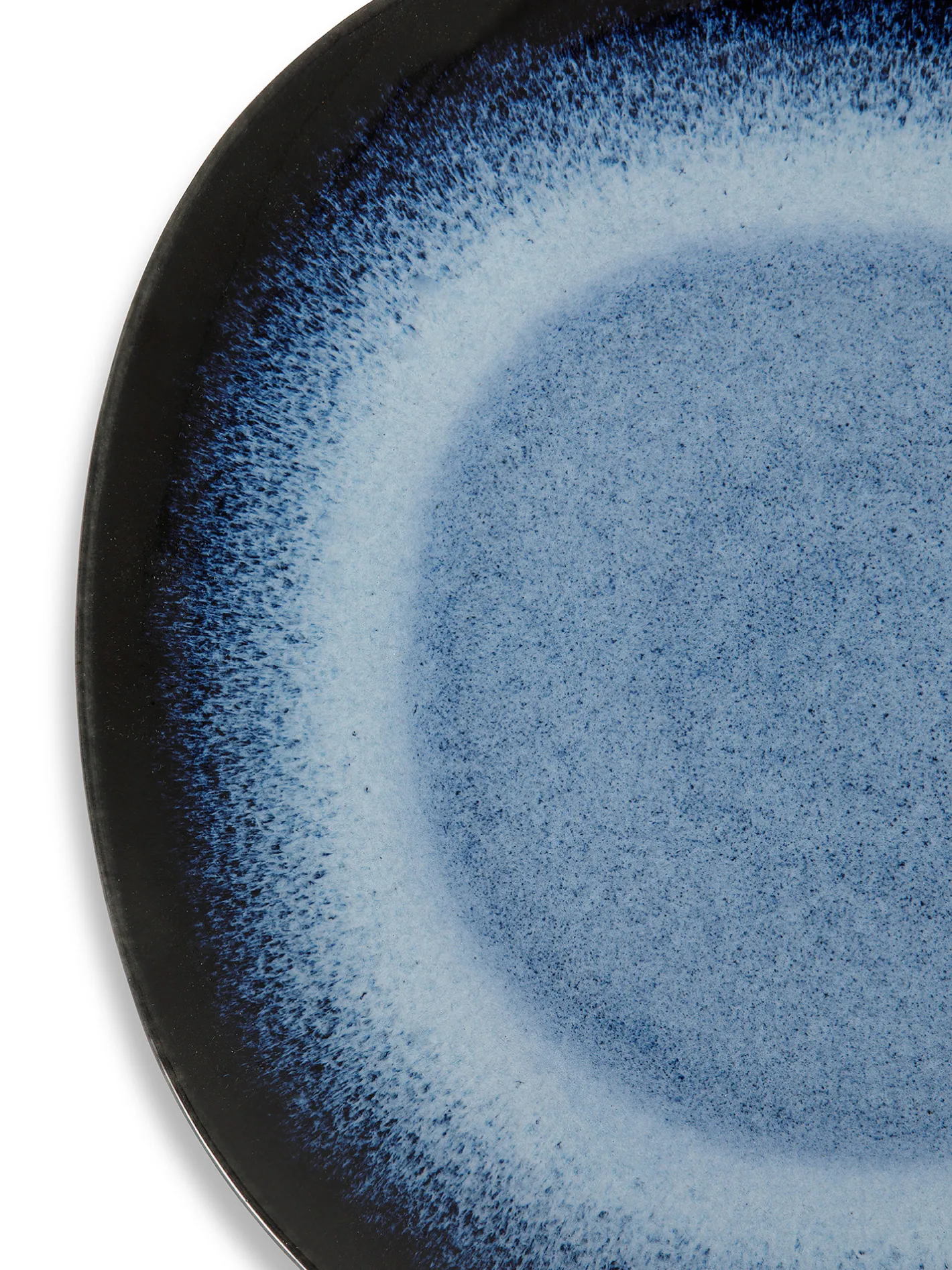 coincasa Piatti|Piatto piano ceramica Karma Blu