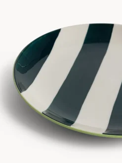 coincasa Piatti|Piatto piano in ceramica a righe Multicolor