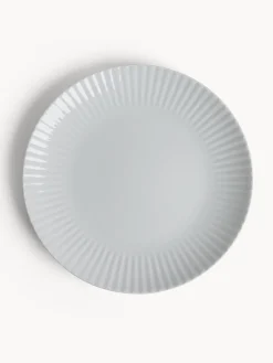 coincasa Piatti|Piatto piano in porcellana Country chic Bianco