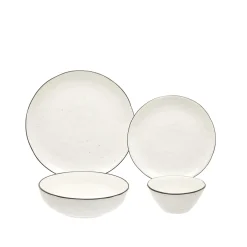 coincasa Piatti|Piatto piano porcellana Ginevra Bianco