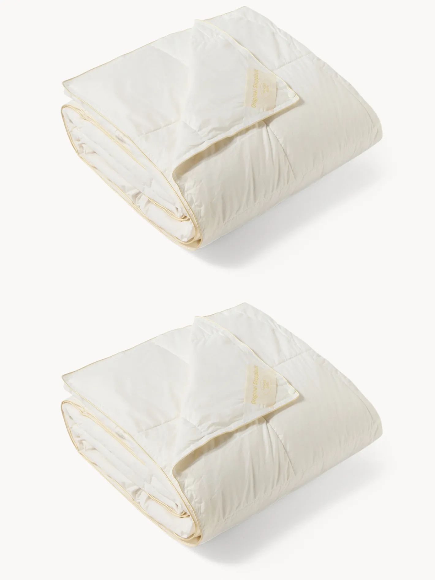 coincasa Piumini E Guanciali|Piumino 4 stagioni con imbottitura in piuma premiunm Bianco