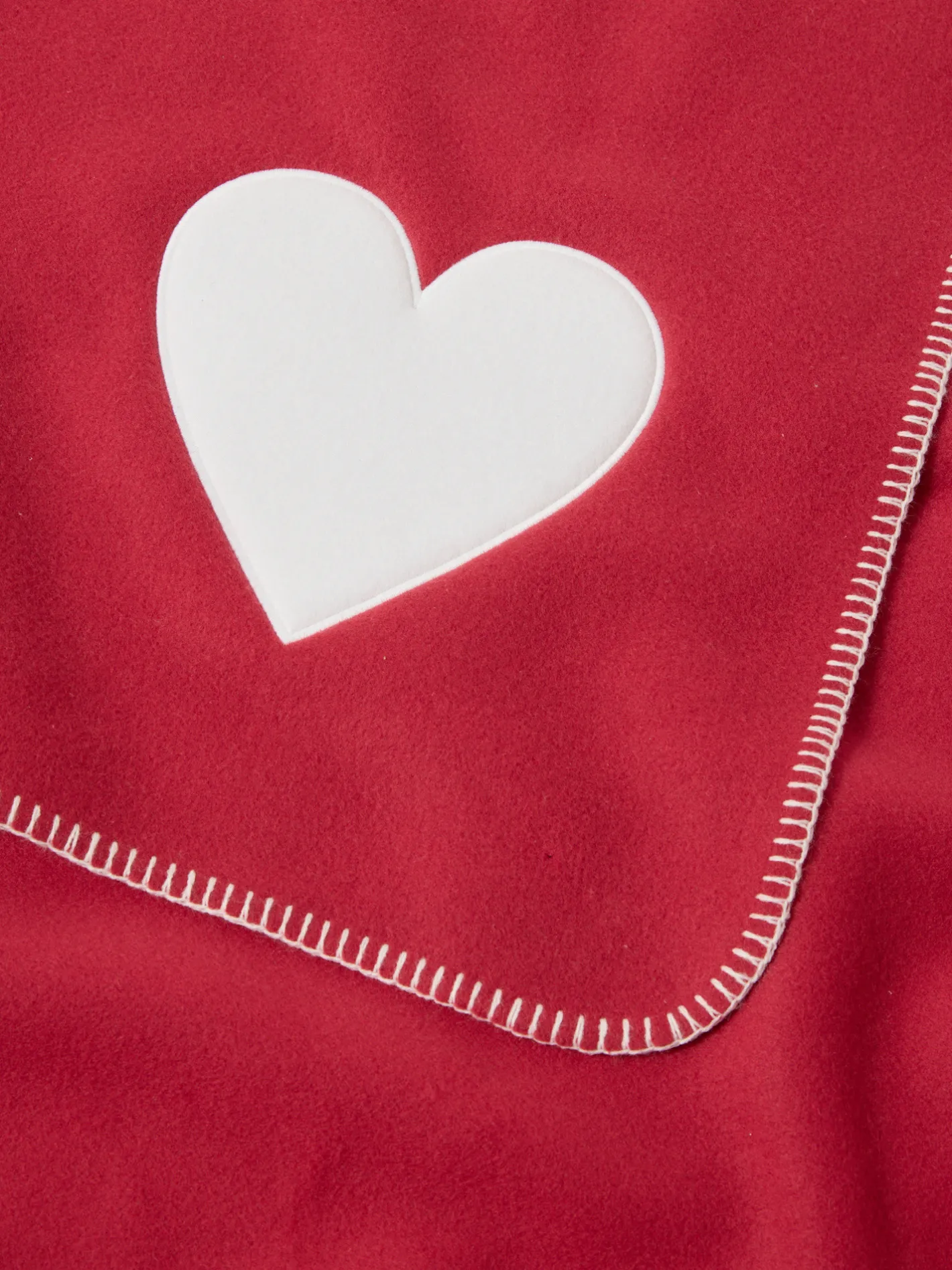 coincasa Coperte E Plaid|Camera Da Letto|Plaid in pile con cuore Rosso
