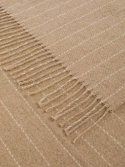 coincasa Biancheria Da Letto|Coperte E Plaid|Plaid in pura lana Portofino Marrone nocciola