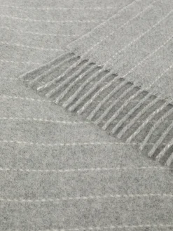 coincasa Biancheria Da Letto|Coperte E Plaid|Plaid in pura lana Portofino Grigio