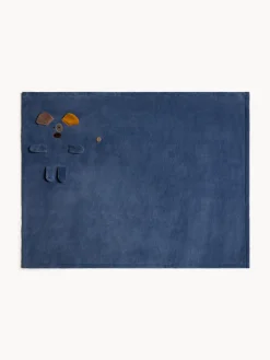 coincasa Coperte E Plaid|Plaid in tessuto a forma di cagnolino Blu