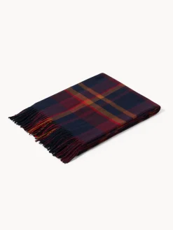 coincasa Coperte E Plaid|Camera Da Letto|Plaid motivo check Made in Italy Blu