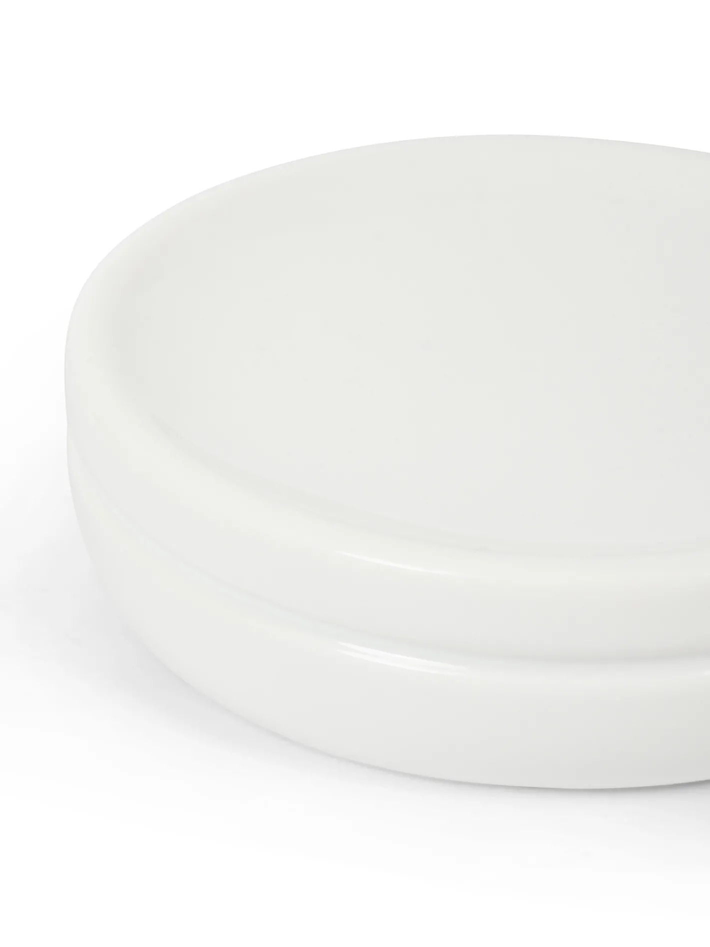 coincasa Accessori Bagno|Biancheria Bagno|Porta sapone in ceramica lucida Bianco