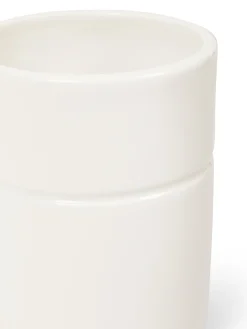 coincasa Accessori Bagno|Biancheria Bagno|Porta spazzolini in ceramica lucida Bianco