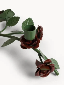 coincasa Soprammobili E Orologi|Porta t-light in ferro lavorato a mano Beige