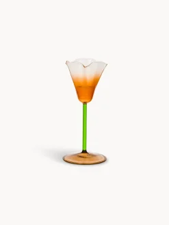 coincasa Lanterne, Candelieri E Portacandele|Porta t-light in vetro borosilicato Arancione