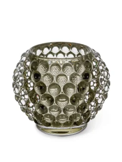 coincasa Lanterne, Candelieri E Portacandele|Porta t-light in vetro bubble Verde