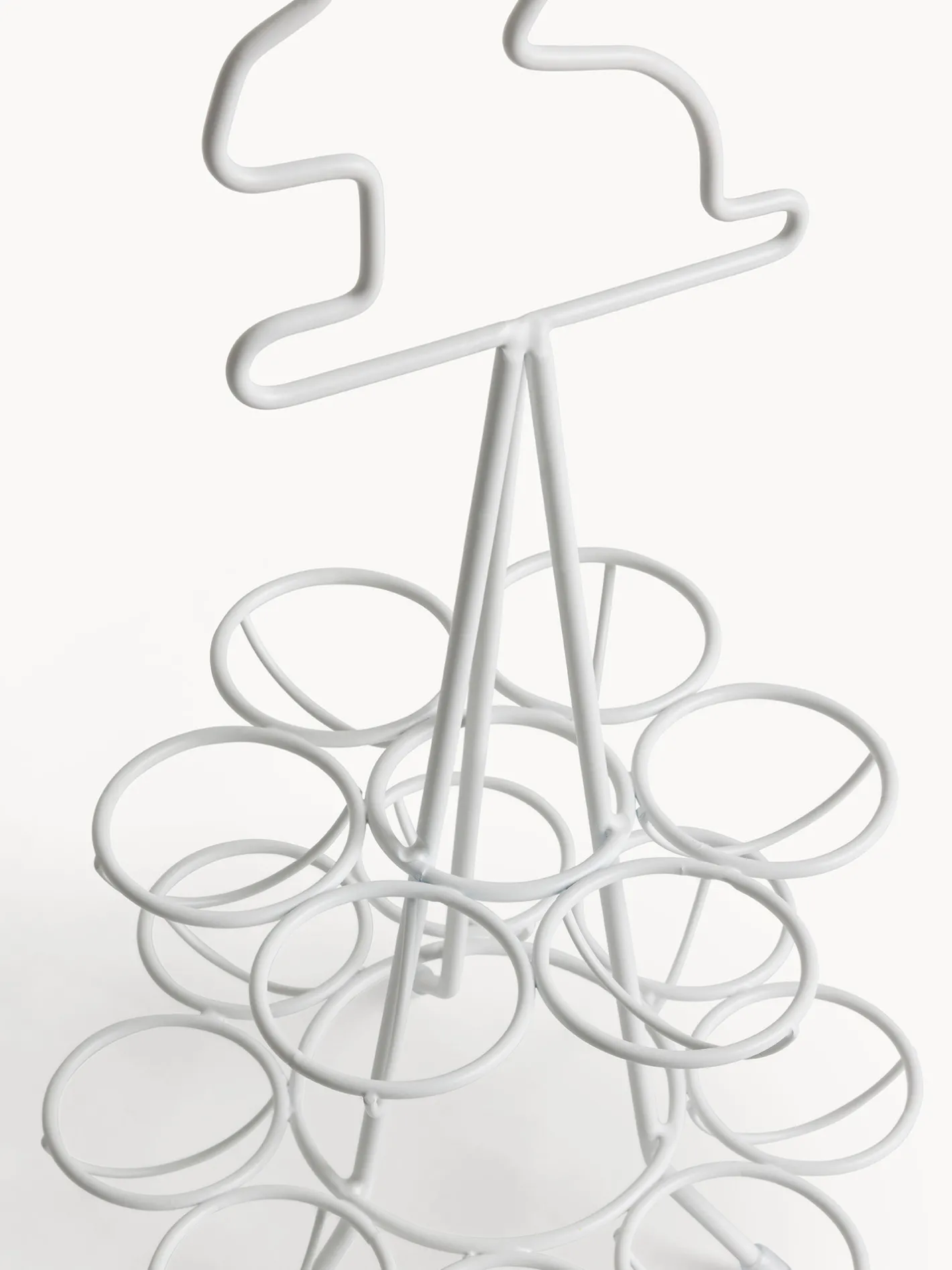 coincasa Accessori E Utensili Cucina|Porta uovo 2 piani ferro smaltato Bianco