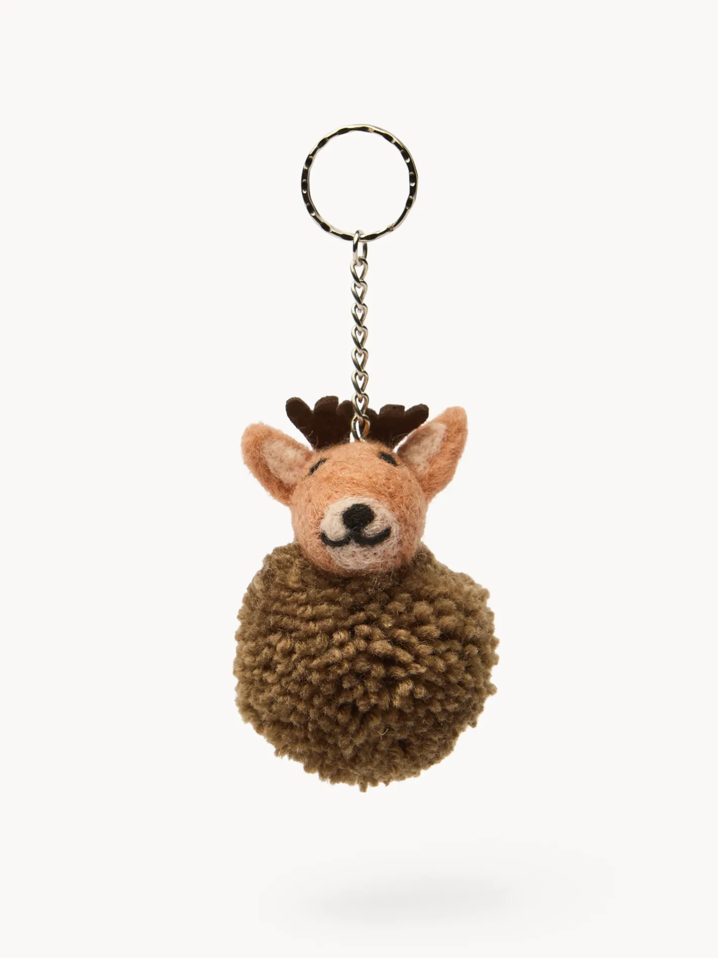 coincasa Altre Decorazioni Natalizie|Portachiavi in feltro a orsetto Marrone