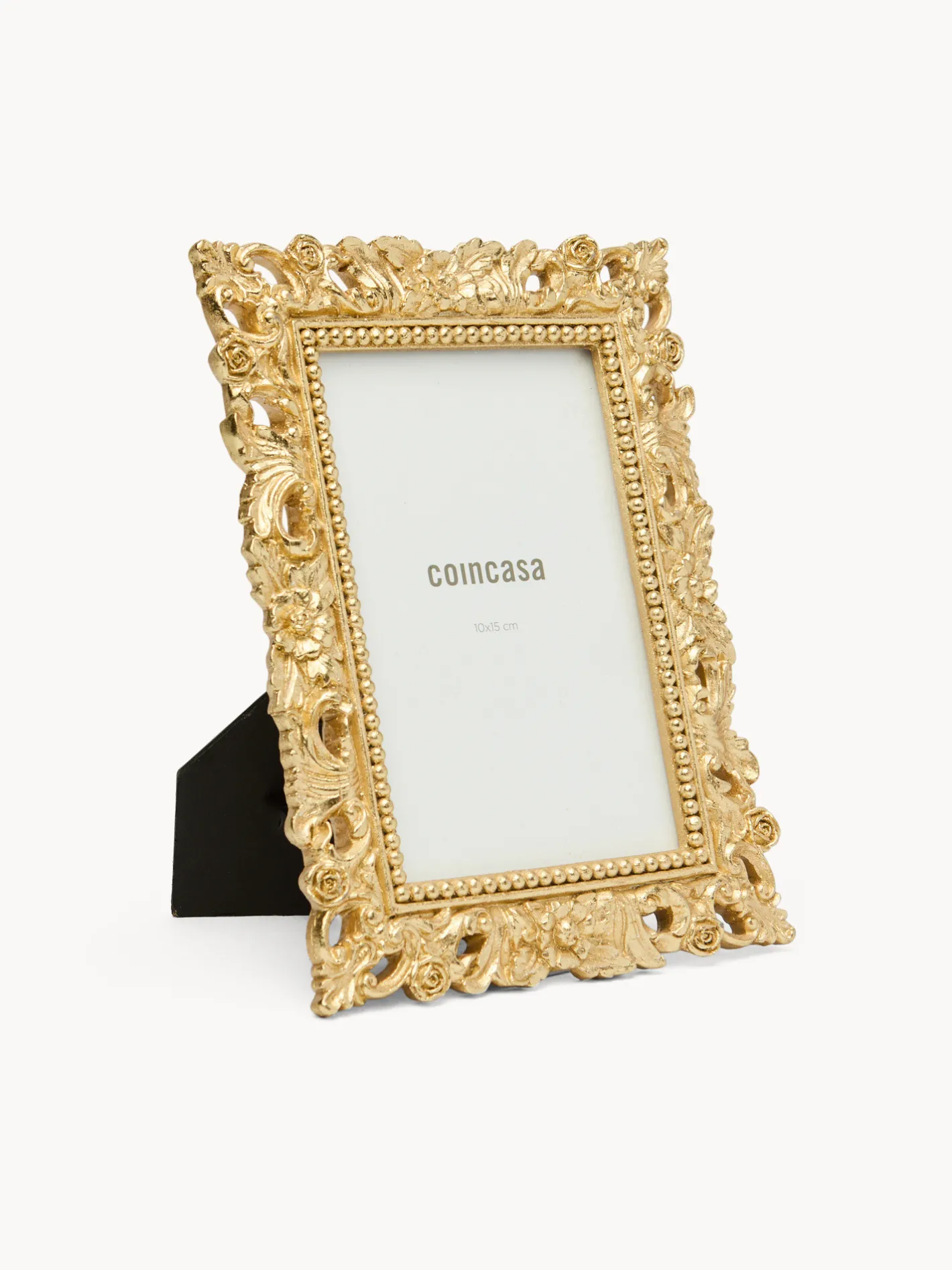 coincasa Portafoto E Cornici|Altre Decorazioni Natalizie|Portafoto con cornice in poliresina Oro