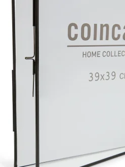 coincasa Portafoto E Cornici|Portafoto murale profili neri 40x40 Nero