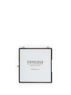 coincasa Portafoto E Cornici|Portafoto murale profili neri 25x25 Nero