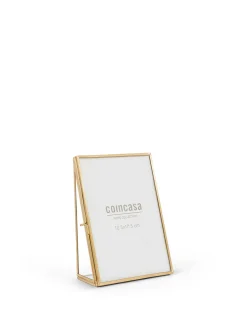 coincasa Portafoto E Cornici|Portafoto profili dorati 13x18 Marrone ottone