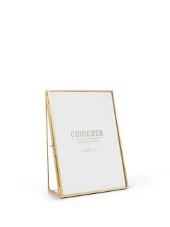 coincasa Portafoto E Cornici|Portafoto profili dorati 18x23 Marrone ottone