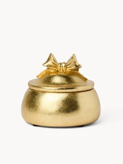 coincasa Soprammobili E Orologi|Altre Decorazioni Natalizie|Portagioie in poliresina Oro