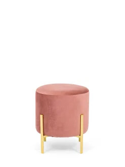 coincasa Divani Poltrone E Pouf|Pouf Pink in velluto Rosa chiaro