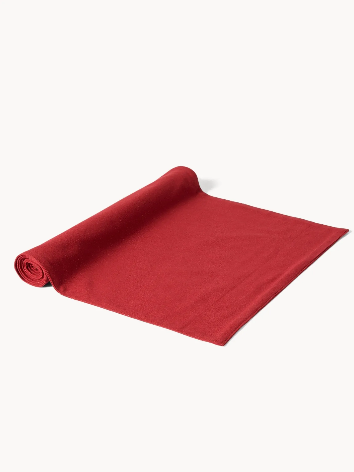 coincasa Runner|Tovaglie E Runner Natalizi|Runner in cotone e lurex Rosso